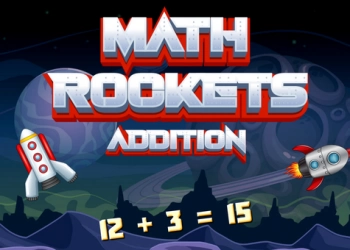 Adăugarea Rachetelor Matematice captură de ecran a jocului