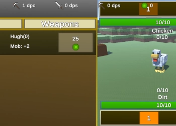 Mineclicker game screenshot