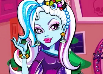 Monster High Julefest skærmbillede af spillet