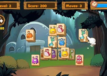 Canavar Mahjong oyun ekran görüntüsü