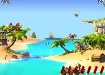 Moorhuhn Piraten schermafbeelding van het spel