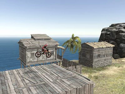 Moto Trial Playa 2 captura de pantalla del juego