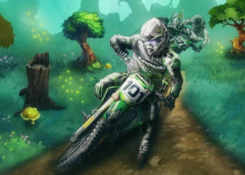 Motocross Forest Challenge 2 játék képernyőképe