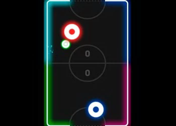 Neon Hockey skærmbillede af spillet