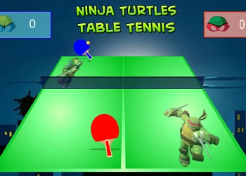 Ninja Turtles: Tischtennis Spiel-Screenshot