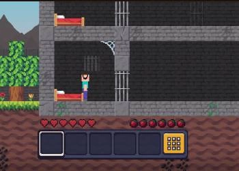 Noob Miner: Põgenemine Vanglast mängu ekraanipilt