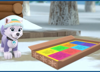 Paw Patrol: Gerakan Matematika Hari Salju tangkapan layar permainan