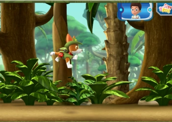 Paw Patrol: Tracker's Jungle Rescue skærmbillede af spillet