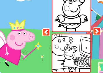 Peppa Pig Գունազարդման Գիրք խաղի սքրինշոթ