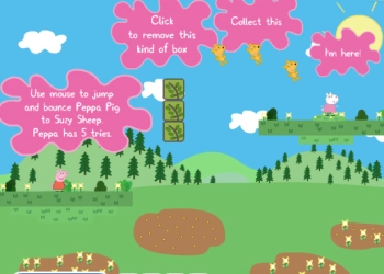 Peppa Pig: Friend Kiss pamje nga ekrani i lojës