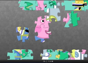 Peppa Pig: George – Puslespil skærmbillede af spillet