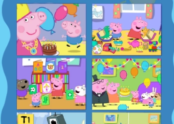 Peppa Pig Puslespil skærmbillede af spillet