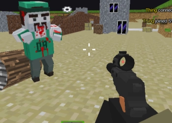 Pixel Wars Apocalipse Zumbi captura de tela do jogo