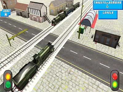 Railroad Crossing Mania Game στιγμιότυπο οθόνης παιχνιδιού