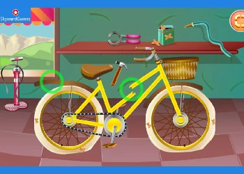 Rapunzel Repair Bicycle game screenshot