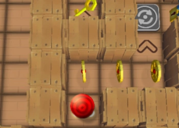 წითელი ბურთი ლაბირინთში თამაშის სკრინშოტი