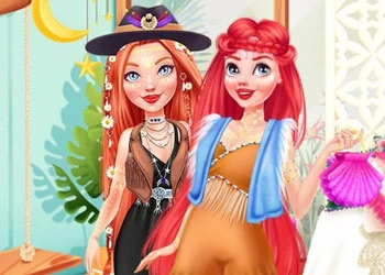 Redheads Boho Hairstyles game screenshot