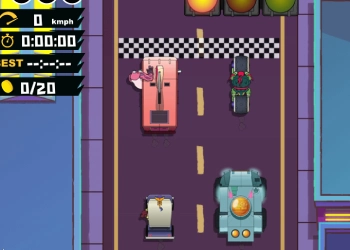 Opkomst Van De Teenage Mutant Ninja Turtles: Road Riot schermafbeelding van het spel