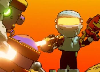 Führen Sie Gun Robots Aus Spiel-Screenshot