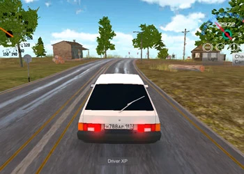 Vene Autojuht mängu ekraanipilt