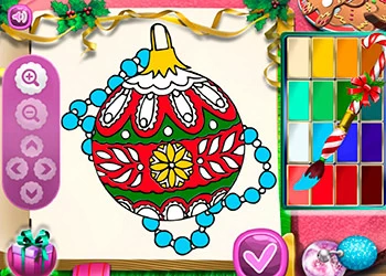Різдвяна Розмальовка Санта скріншот гри