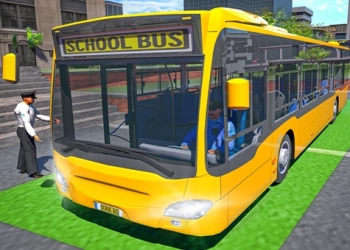 School Bus Game Driving Sim game screenshot