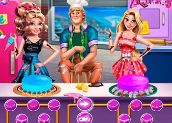 Batalla De Tortas De Hermanas captura de pantalla del juego
