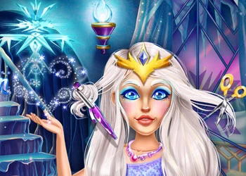 Snow Queen Real Haircuts game screenshot