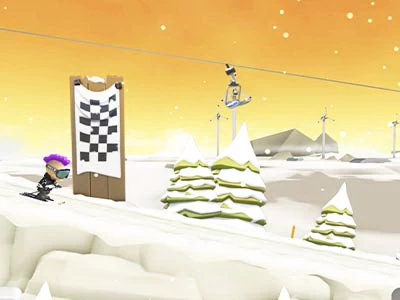 Snow Trial Online game screenshot