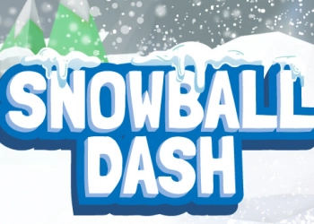 Snowball Dash skærmbillede af spillet