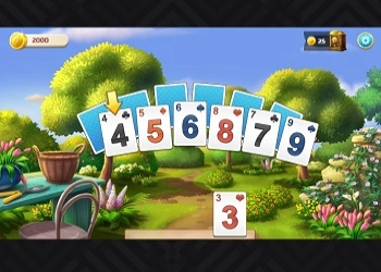 Kopshti i Solitaire-it pamje nga ekrani i lojës