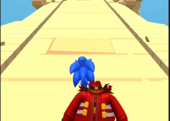 Sonic Subway Super Rush скрыншот гульні