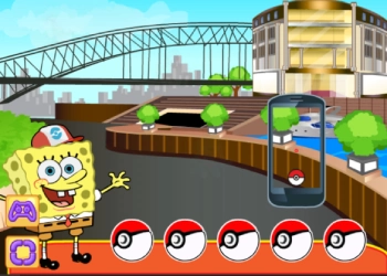 Sponge Bob Pokemon Go pamje nga ekrani i lojës
