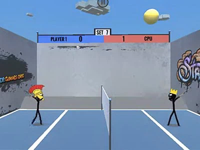 Bonhomme Allumette Badminton 3 capture d'écran du jeu