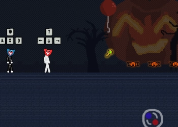 Stickman Huggy Spooky Holiday στιγμιότυπο οθόνης παιχνιδιού