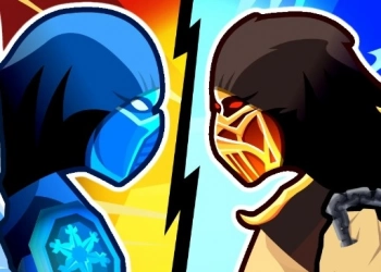 ហ្គេមប្រយុទ្ធស្តីពីគំនូស Stickman 2D រូបថតអេក្រង់ហ្គេម