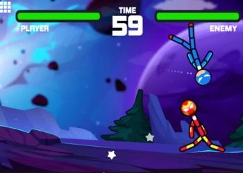 Stickman Super-Herói captura de tela do jogo