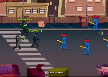 Návrat Stickman týmu snímek obrazovky hry