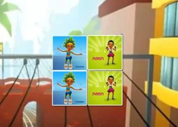 Subway Surfers Match Up skærmbillede af spillet