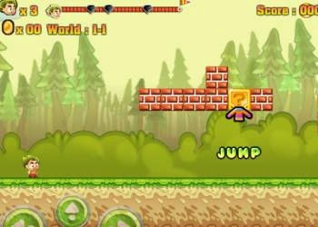 Super Aventuras Na Selva captura de tela do jogo