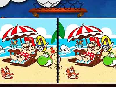 Różnice Super Mario zrzut ekranu gry