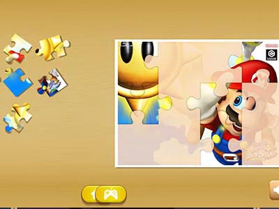Super Mario Jigsaw Puzzle game screenshot