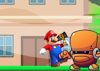 Супер Марио Беги И Стреляй скриншот игры