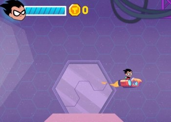 Teen Titan Go: Attack Of The Drones თამაშის სკრინშოტი