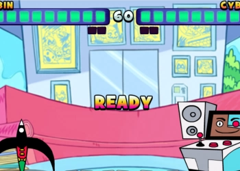 Teen Titans Go: Sprungkampf Spiel-Screenshot