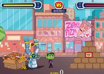 Teen Titans Go: Snackaanval schermafbeelding van het spel