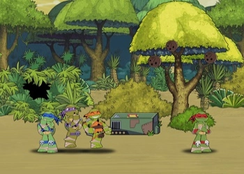 Teenage Mutant Ninja Turtles: Blast To The Past schermafbeelding van het spel