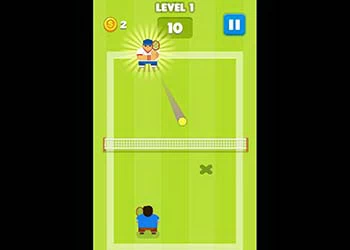 Tennis Is Oorlog schermafbeelding van het spel