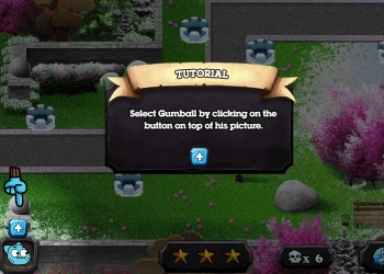 Gumballi Lumekorkide Hämmastav Maailm mängu ekraanipilt