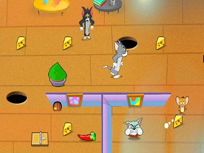 Tom & Jerry: Mouse Maze skærmbillede af spillet